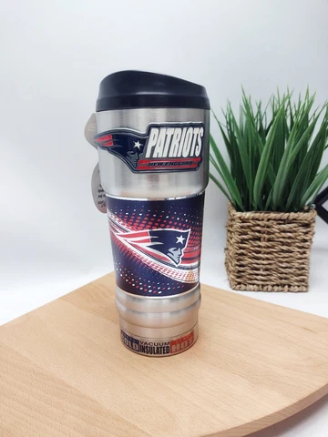 New England Patriots - NFL - MVP 18oz Stainless Steel Tumbler Cover