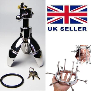 Huge Plug Extreme Spreader Dilator Vaginal Speculum Chastity Device Adjustable - Picture 1 of 29