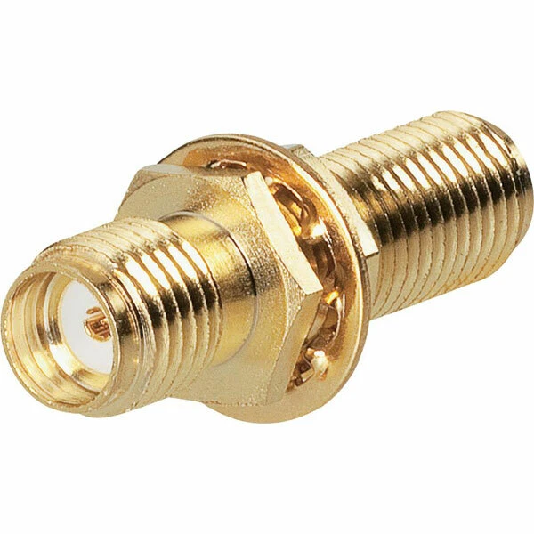 BKL 0409063 SMA Adaptor SMA Female - SMA Female Panel 50 Ohm Gold-plated 6.5mm Ø - Image 1 of 1