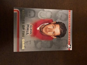 GLENN HALL 2007-08 IN THE GAME BETWEEN THE PIPES  CARD #91