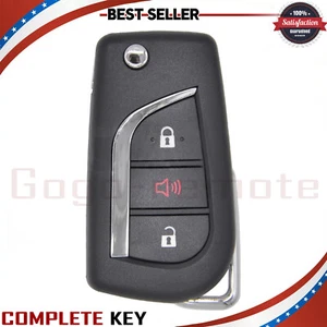 For 2019 2020 2021 22 TOYOTA RAV4 REMOTE FLIP KEY FOB GQ4-73T 89070-0R300 H Chip - Picture 1 of 6