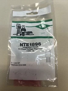 1 Each ~ NTE1896 ~ IC TV FIXED VOLTAGE REGULATOR VO=115V @ 1A ~ NOS - Picture 1 of 3