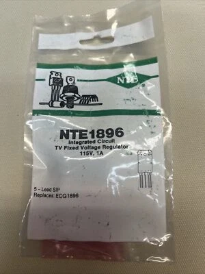 1 Each ~ NTE1896 ~ IC TV FIXED VOLTAGE REGULATOR VO=115V @ 1A ~ NOS - Image 1 of 3