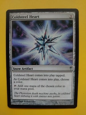 MTG Card.  Coldsteel Heart. coldsnap Snow Artifact - Image 1 of 4