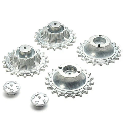 2X Metal Driving Wheels for 1/16 Henglong 3818 3819-1 German Tiger/Panther Tank - Image 1 of 4