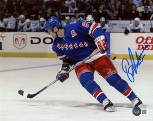 ERIC LINDROS SIGNED AUTOGRAPHED 8x10 PHOTO NEW YORK RANGERS LEGEND BECKETT BAS - Picture 1 of 2