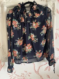 Brora Silk Crepe Top 8 - Picture 1 of 9