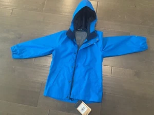 THE NORTH FACE Boy's XS/6 Parka Dryvent Mountain Snapper navy full zip hooded - Picture 1 of 5