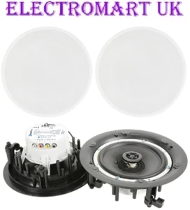KIT DE ALTAVOCES DE TECHO ESTÉREO BLUETOOTH CONMUTABLES INALÁMBRICOS 6.5" ENTRADA AUXILIAR - Imagen 1 de 1