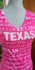 Womens Sweet Giselle New York Texas Cities Themed Shirt Sz S Brand New 139