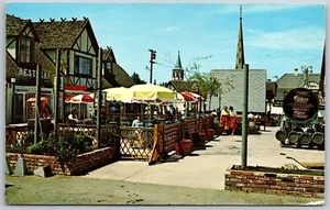 Vtg Solvang California CA Copenhagen Square Beer Garden 1970s View Postcard - Picture 1 of 2