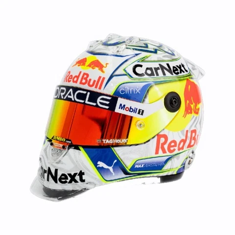 Max Verstappen 2022 Austrian GP Red Bull 1/2 mini helmet Cover