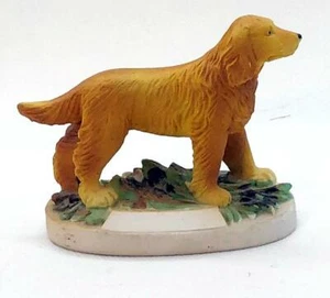 GOLDEN RETRIEVER ~ Figur mit leerem Namensschild - Bild 1 von 1