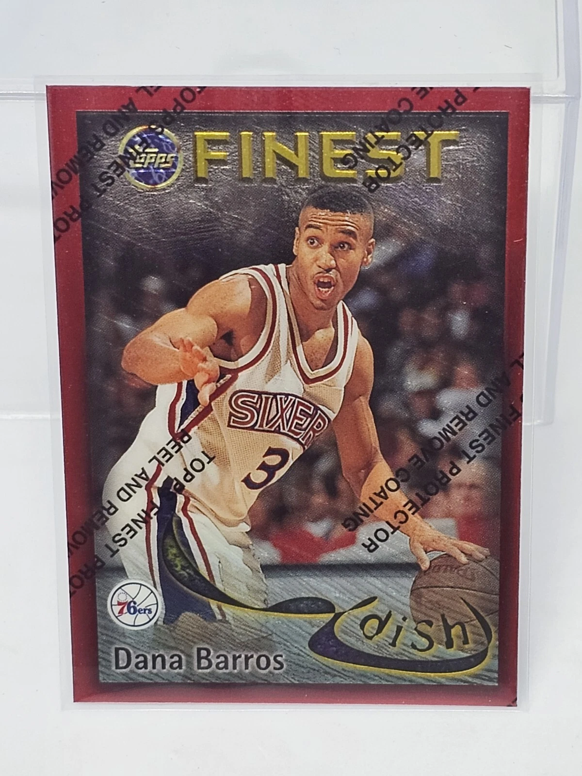 1995-96 Finest Dish and Swish #DS20 Dana Barros/Clarence Weatherspoon