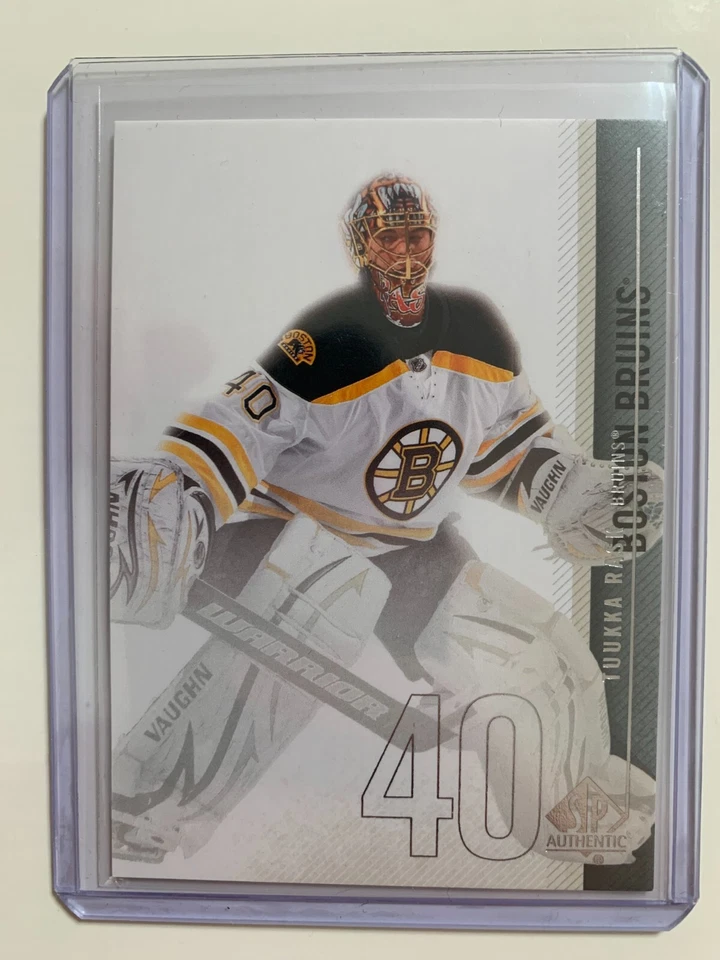 2010-11 SP Authentic Hockey Tuukka Rask Boston Bruins #82 NM - Image 1 of 2