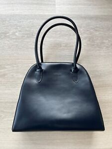 Ravello Vintage Premium Italian Leather Handmade Handbag Women's Dark Blue 