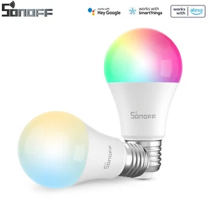 SONOFF B02-B WiFi Smart LED Light Bulb E27 RGB Dimmable Lamp Alexa/Google Home - Afbeelding 1 van 15