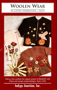 Woolen Wear Jackets & Pullovers Pattern IJ696, Cathy Pendleton, Indygo Junction - Picture 1 of 2