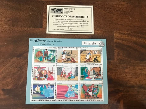 Grenada - Disney - Cinderella stamps Cover