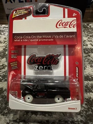 2007 Johnny White Lightning Coca-Cola 66 Chevy Pickup Chase R3 #4 - Image 1 of 2