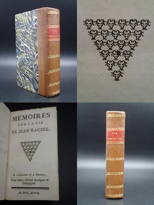 1747 SUPERBE JEAN RACINE biographie Grand Siècle de Louis XIV écrivain Namur - Photo 1/4