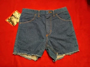 Neu mit Etikett Vintage Wrangler Denim Cutoffs 80er 90er 85415PW 29 Zoll Taille 4 Zoll Schrittlänge - Bild 1 von 7