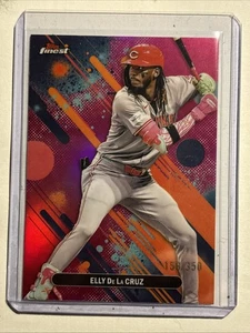 2025 Topps Finest - Common Elly De La Cruz #56 refractor magenta 158/350 - Imagen 1 de 2