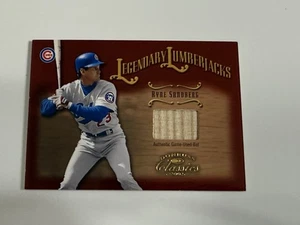 Donruss Classics Legendary Lumberjacks Ryne Sandberg 2002 murciélago usado en juegos #’d/500 - Imagen 1 de 2