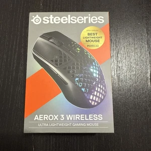 SteelSeries Aerox 3 Wireless Optical Gaming Mouse - Ghost Limited Edition - Picture 1 of 6