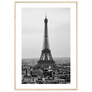 Paris Photo Poster Print No 1 Paris Black And White Wall Art Paris Wall - Picture 1 of 7
