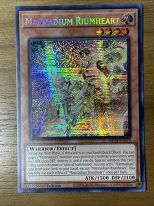 Yu-Gi-Oh - Mannadium Riumheart - MP23-EN079 - Prismatic Secret Rare - Picture 1 of 2