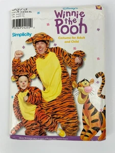 Simplicity 9373 Disney Winnie the Pooh Costume Pattern Child Sizes A (3-8/XS-XL) - Picture 1 of 5