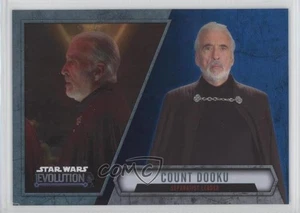 2016 Topps Star Wars Evolution Blue Lightsaber Count Dooku Separatist Leader 1md - Picture 1 of 3