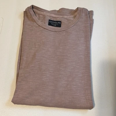 Camiseta Goodlife Desteñida por el Sol Slub Vieira Crew Macchiato Marrón Tostado Talla XL Foto 1 de 4