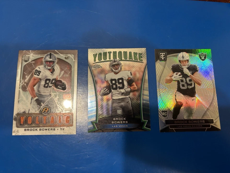 Brock Bowers 3 RC Lot - Image 1 of 1