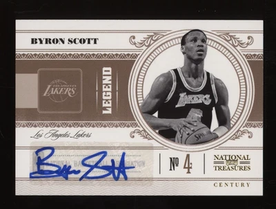 2010-11 Byron Scott Panini National Treasures Auto Autograph #87/99 *NICE* - Image 1 of 2