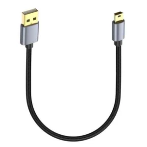 USB 2.0 Type A to Mini B 5Pin Data Sync Charging Cable | Male to Male  - Picture 1 of 9