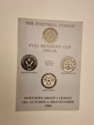 Full Members Cup Sheffield United v Manchester City v Leeds Northern Group 1 - Image 1 of 4