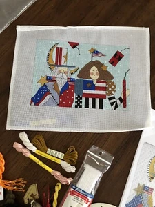 Artist Collection Mile Hi Princess Sam And Betsy Needlecraft Kit. Americana - Picture 1 of 9