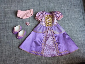 Rapunzel Play Line Meet Outfit Dress Shoes Hair Clip American Girl Doll Clothes - Picture 1 of 4