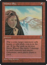 MTG - Winter Sky - Homelands - Reserved List - X1 - (MP) - FREE SHIPPING