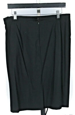 FALDA LÁPIZ GIORGIA ARMANI NEGRA NEGRA LANA ELÁSTICA TALLA 12 BELLEZA CLÁSICA 898 Foto 1 de 4