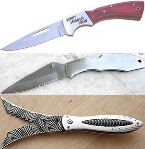 Cuchillos plegables quirúrgicos de acero inoxidable de alta calidad en 3 estilos *Regalo perfecto* - Imagen 1 de 5