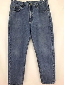 L.L. Jeans Bean Doble L Para Hombre 34x30 Vintage Azul Denim (Etiqueta 35) - Imagen 1 de 13