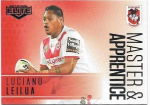 2018 NRL Elite Master & Apprentice (MA 26) Luciano LEILUA Dragons - Picture 1 of 1