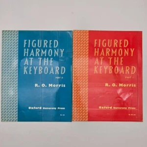 Figured Harmony at the Keyboard part 1 and 2 Both from 1960s Vintage Sheet Music - Picture 1 of 23