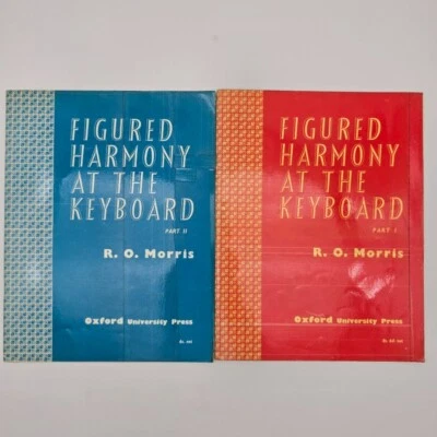 Figured Harmony at the Keyboard part 1 and 2 Both from 1960s Vintage Sheet Music - Image 1 of 4