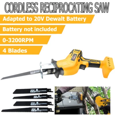 Brushless Cordless Reciprocating Saw for Dewalt 20V Max Variable Speed Tool Only - Image 1 of 4