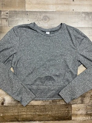 Old Navy Womens Active Cozecore Long Sleeve Cutout Back Sz S Stretch Lightweight - Image 1 of 4