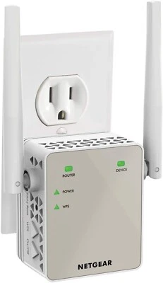 NETGEAR WiFi 1500 piedi quadrati Range Extender 1200 Mbps ripetitore ripetitore segnale wireless - Immagine 1 di 4